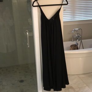Black flowy dress